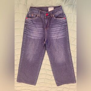 Women's Brazilian Wide Leg Blue Jeans